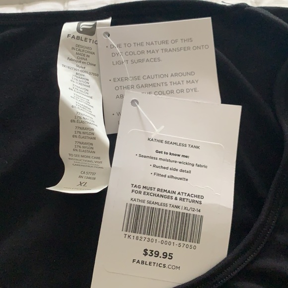 Fabletics Kathie Seamless Tank XL - Picture 3 of 4